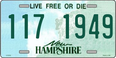 NH license plate 1171949