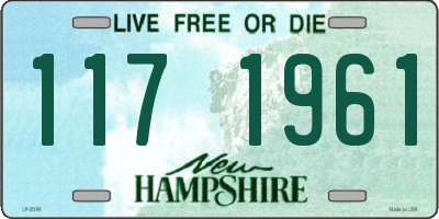 NH license plate 1171961