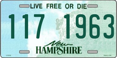 NH license plate 1171963