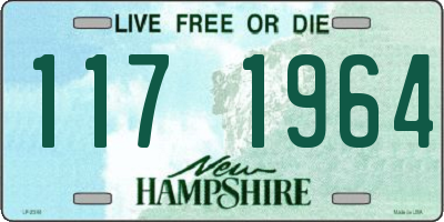 NH license plate 1171964
