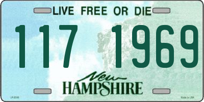 NH license plate 1171969