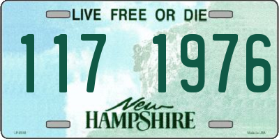 NH license plate 1171976