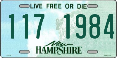 NH license plate 1171984