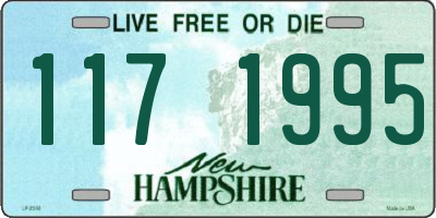 NH license plate 1171995