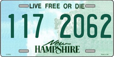 NH license plate 1172062