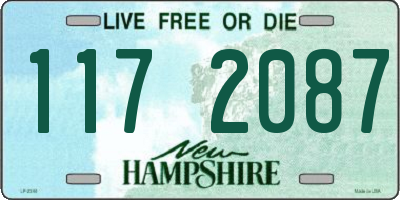 NH license plate 1172087