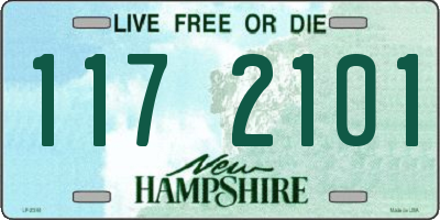 NH license plate 1172101