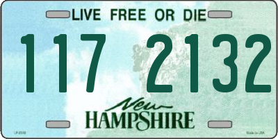 NH license plate 1172132