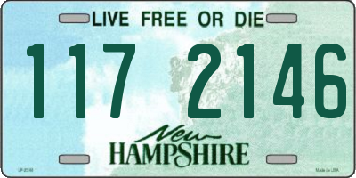NH license plate 1172146