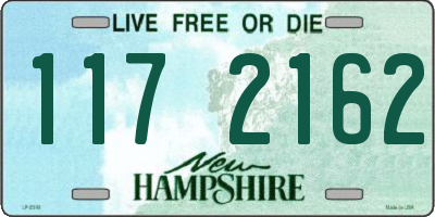 NH license plate 1172162