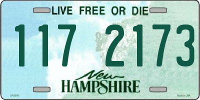 NH license plate 1172173