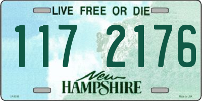 NH license plate 1172176