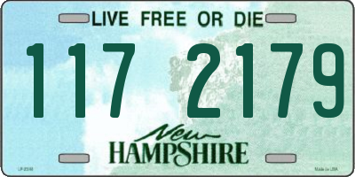 NH license plate 1172179