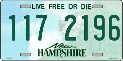 NH license plate 1172196