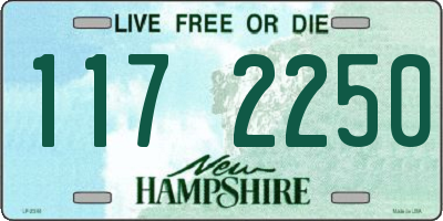 NH license plate 1172250