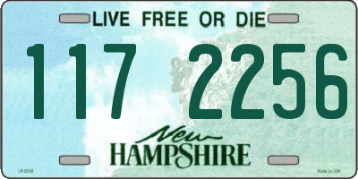 NH license plate 1172256
