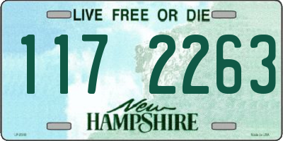 NH license plate 1172263