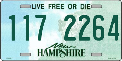 NH license plate 1172264
