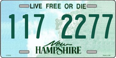 NH license plate 1172277
