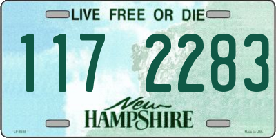 NH license plate 1172283