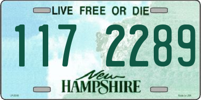 NH license plate 1172289