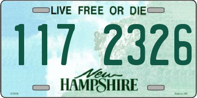 NH license plate 1172326