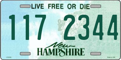 NH license plate 1172344