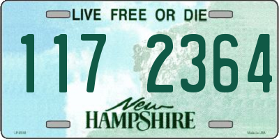 NH license plate 1172364