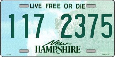 NH license plate 1172375