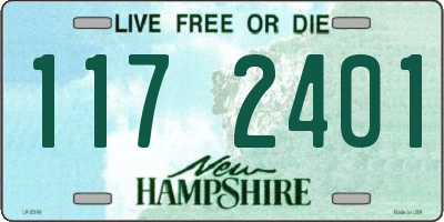 NH license plate 1172401