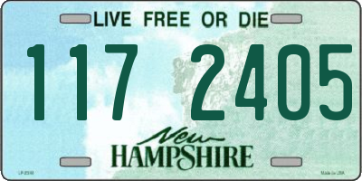 NH license plate 1172405