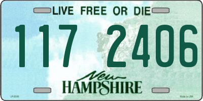 NH license plate 1172406