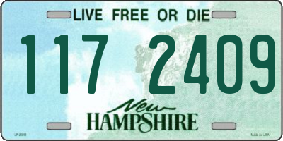 NH license plate 1172409