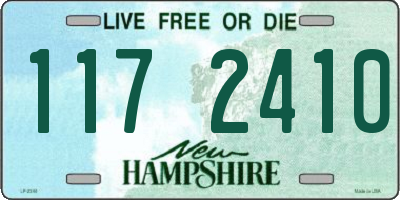 NH license plate 1172410