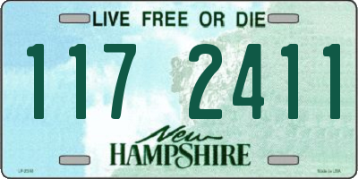 NH license plate 1172411