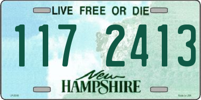 NH license plate 1172413