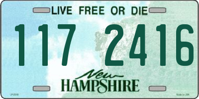 NH license plate 1172416