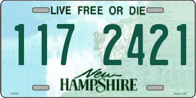NH license plate 1172421