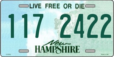 NH license plate 1172422