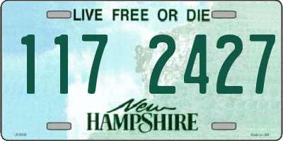 NH license plate 1172427