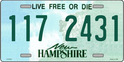 NH license plate 1172431