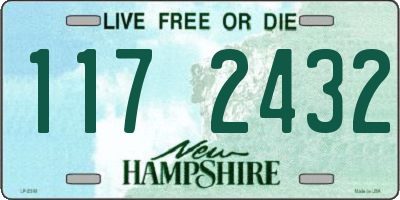 NH license plate 1172432