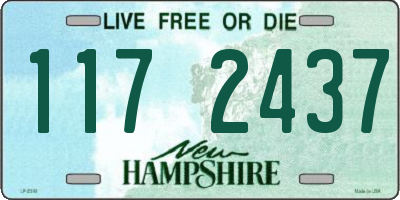 NH license plate 1172437