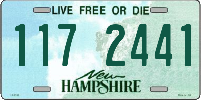 NH license plate 1172441