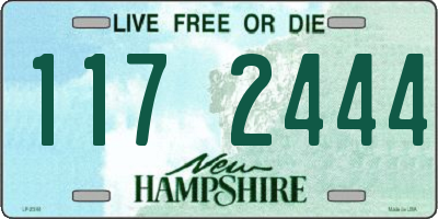 NH license plate 1172444