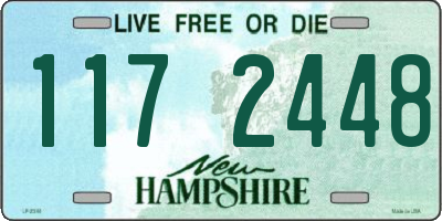 NH license plate 1172448