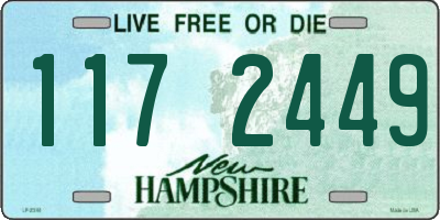 NH license plate 1172449