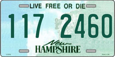 NH license plate 1172460