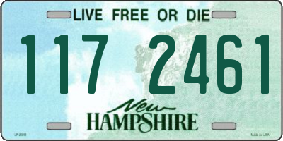 NH license plate 1172461