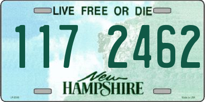 NH license plate 1172462
